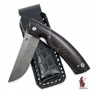 Pocket knife "TUNGUS", damascus steel, venge 3