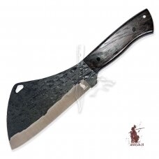 Handmade chopping knife SEBR [03] FULTANG, carbon steel X12MF, venge