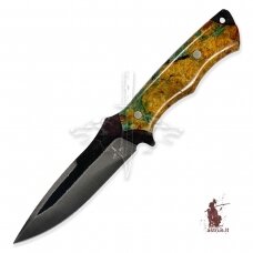 Knife SEBR [06] FULTANG, carbon steel У8A, poplar burl stabilized