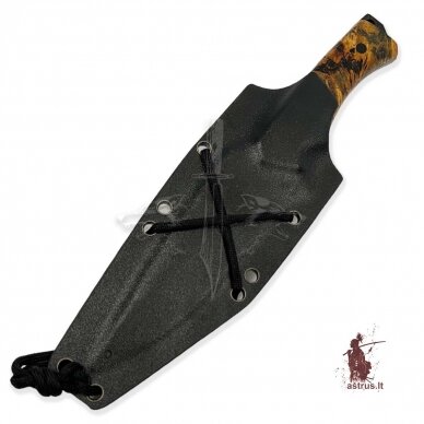 Knife SEBR [03] FULTANG, carbon steel 65Г, poplar burl stabilized 4