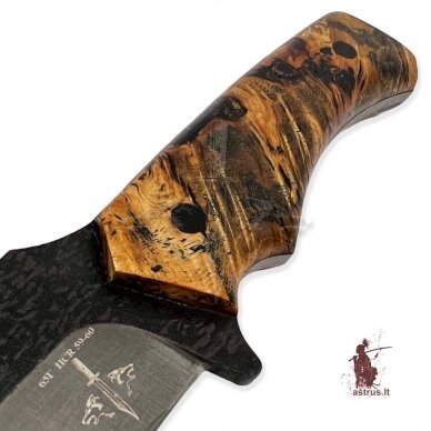 Knife SEBR [03] FULTANG, carbon steel 65Г, poplar burl stabilized 2