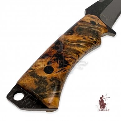 Knife SEBR [03] FULTANG, carbon steel 65Г, poplar burl stabilized 1