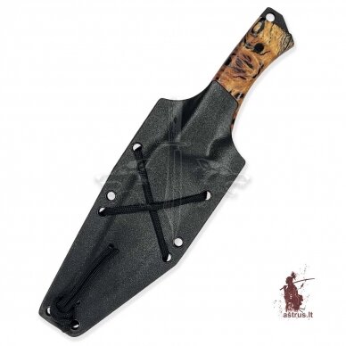 Knife SEBR [04] FULTANG, carbon steel Х12МФ, poplar burl stabilized 5