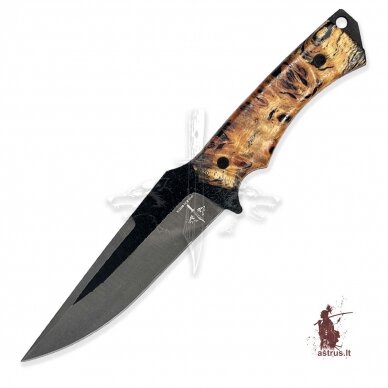 Knife SEBR [04] FULTANG, carbon steel Х12МФ, poplar burl stabilized