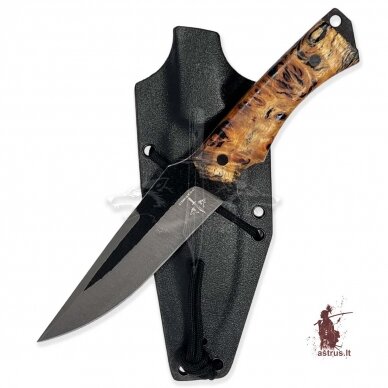 Knife SEBR [04] FULTANG, carbon steel Х12МФ, poplar burl stabilized 4