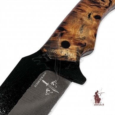 Knife SEBR [04] FULTANG, carbon steel Х12МФ, poplar burl stabilized 2