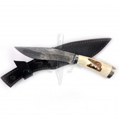 Knife "TAGAR" X12МФ "White Bear" 5